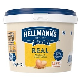 HELLMANN'S Majones Ekte 2L - Hellmann's Real Majones er laget på de beste råvarene; egg fra frittgående høns, olje og eddik